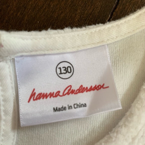 Hanna Andersson Girls Long Sleeve Dress ❤️ Size 130 (7-10 yrs) - Picture 6 of 9